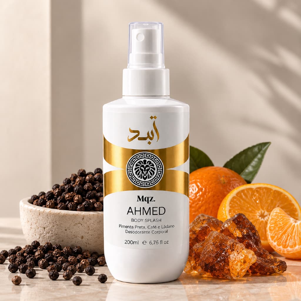 Body Splash Árabe Asad Ahmed Masculino 200 ML