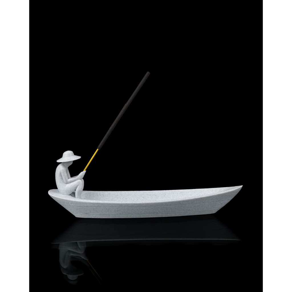 Incensário Barco Pescador - Meditação, Moderno e Decorativo.