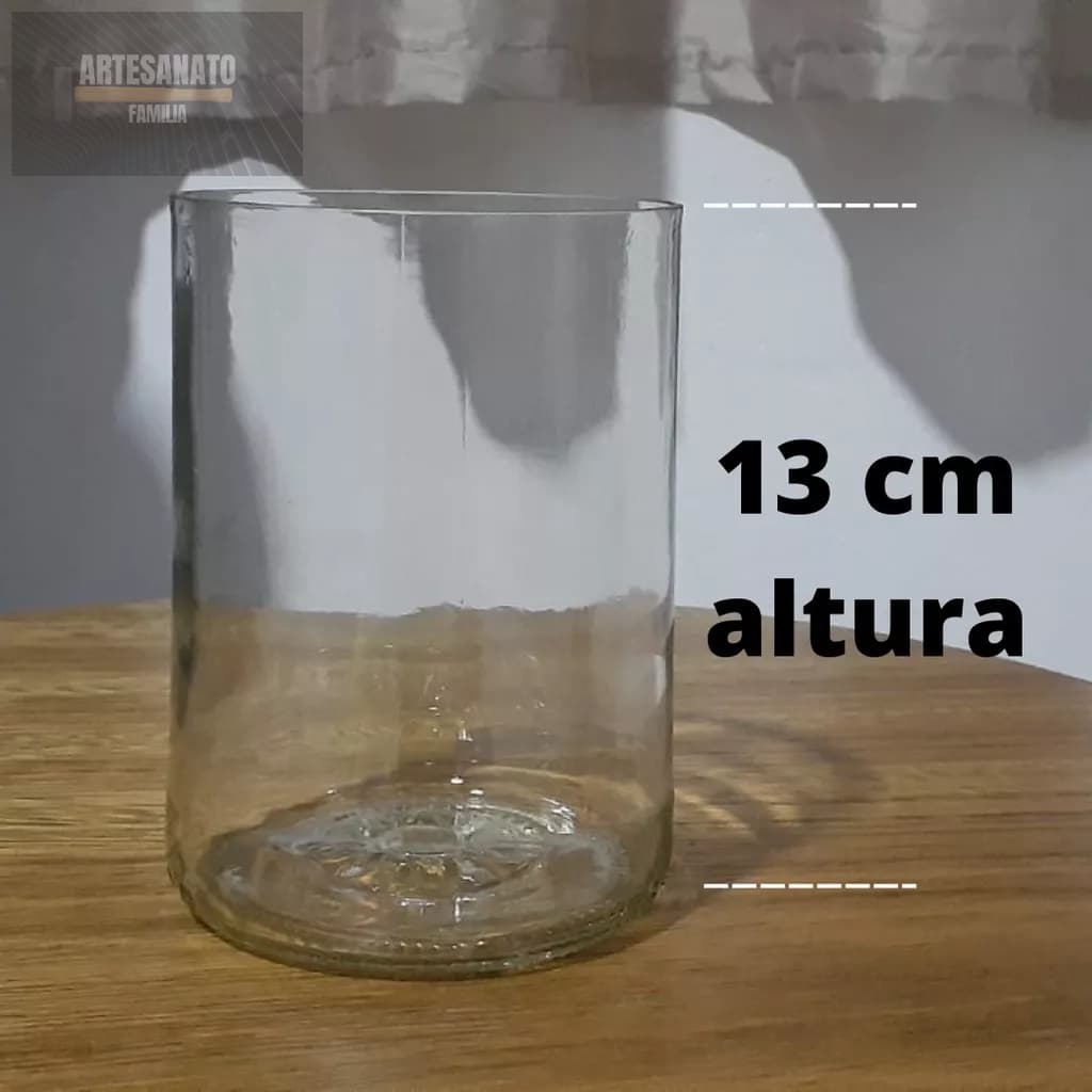 06  unidades do vaso 13cm para decoração/Artesanato diversas utilidades