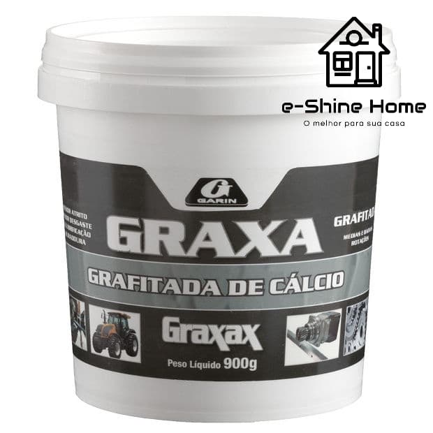 Graxa Grafitada de Cálcio Graxax Pote 900 g. Garin