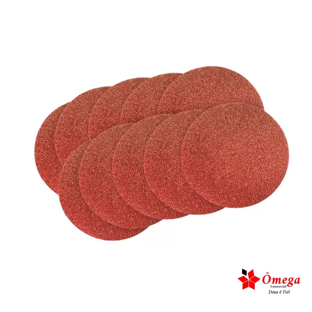 Disco de Lixa Com Velcro 125 mm C/10 Unidades