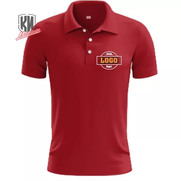 2 Camiseta Polo Personalizada Com Sua Logo Uniforme Empresa