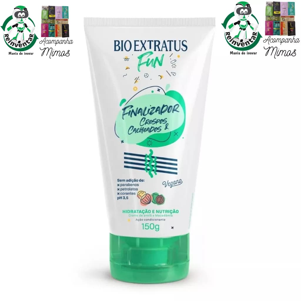Finalizador Fun Crespos e Cacheados Bio Extratus 150g Vegano