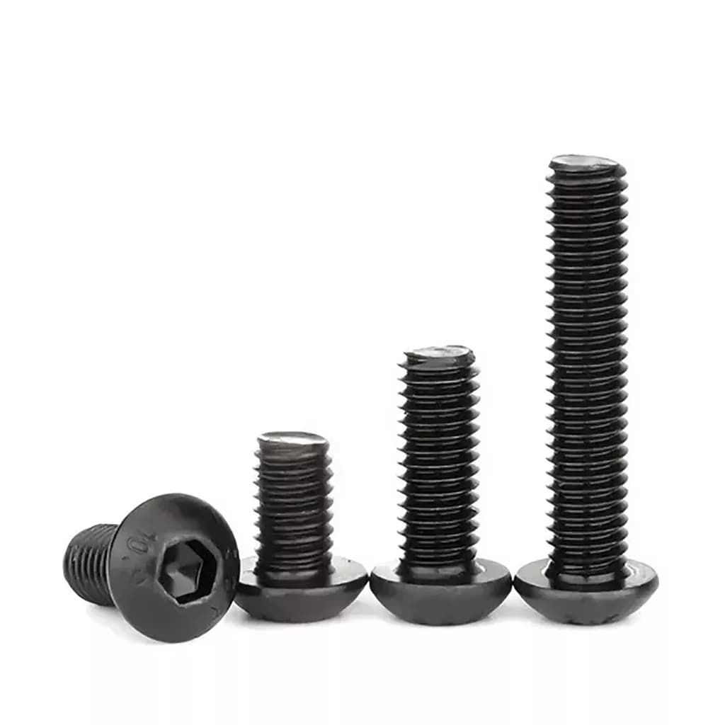 Parafuso Allen Abaulada Milímetros M4 e M5- Kit C/ 50 e 100 Unidades