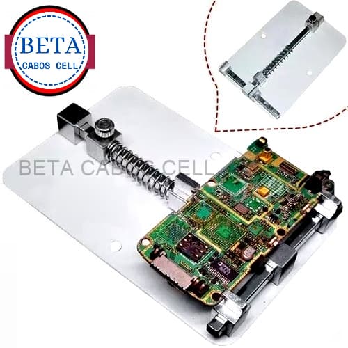 Mesa Suporte Placa Para Soldagem Celular com Mola Morsa