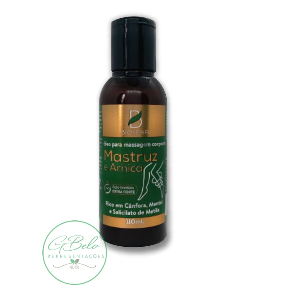 Óleo de Mastruz e Arnica 110ml Bio Seiva - para massagem corporal