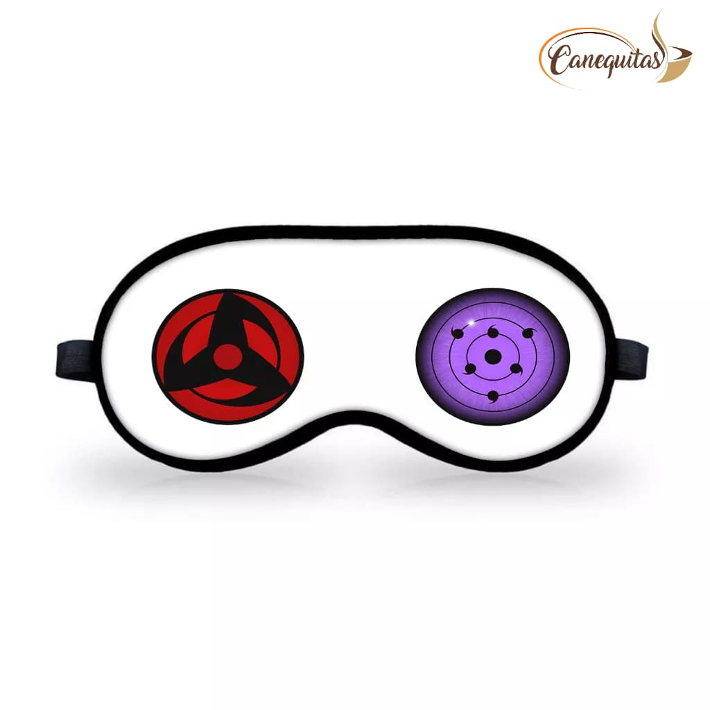 Tapa Olho Naruto Sharingan Manga Mascara de Dormir Nerd Geek Itachi Uchiha