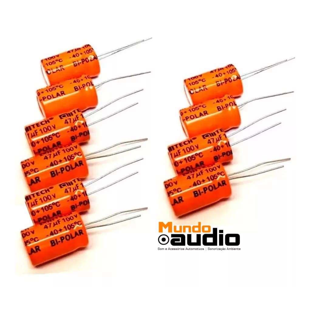 Capacitor Para Driver Corneta 47x100 Bipolar 10 peças