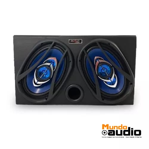 Caixa Falante 6x9 Hurricane Montada 180w Rms Pronta Só instalar 6X9  EM PÉ