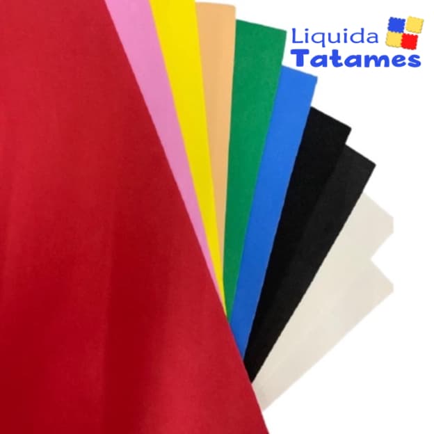 Placas De EVA 40x60 - Kit com 30 folhas coloridas (sortidas).