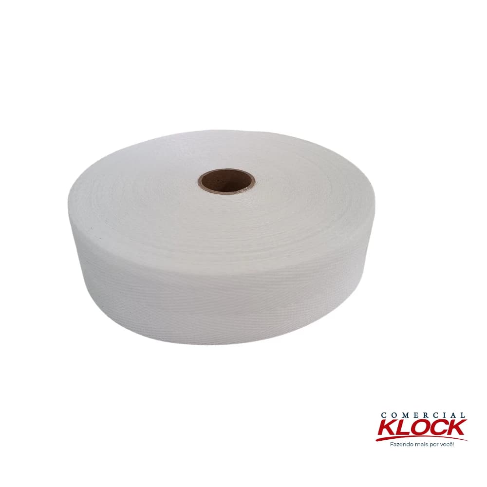 10m Fita Percinta Nylon para Cadeira de Praia 6cm Largura Branco