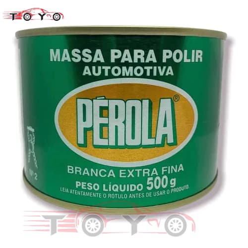 Massa Polir Perola Branca Extra Fina Nº2 500gr 040502