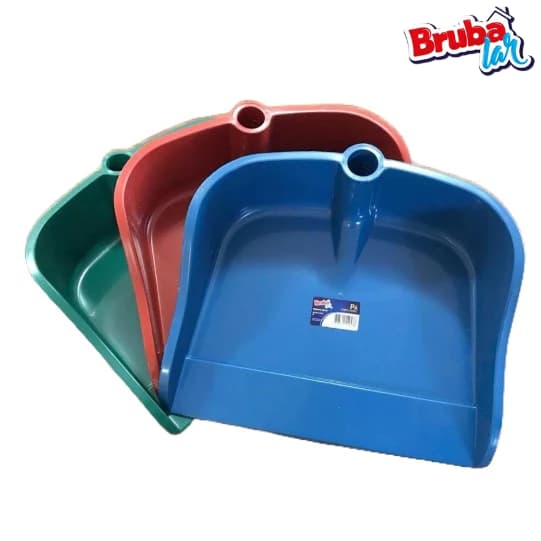 Pá de Lixo pazinha limpeza sem cabo plastico Brubalar