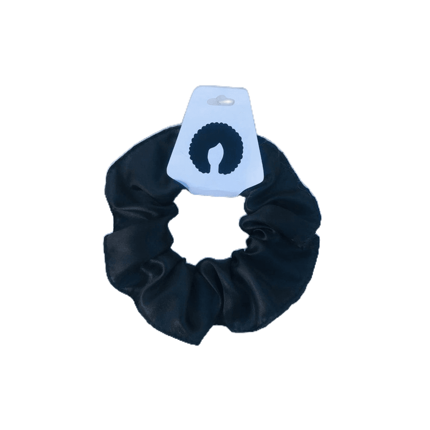 5 Scrunchies de Cetim kit- Xuxinha - Rabico - Pompom - Presilha - Amarrador - Elastico de cabelo