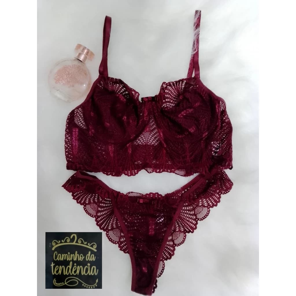CONJUNTO DE RENDA CROPPED SEM BOJO - SB007