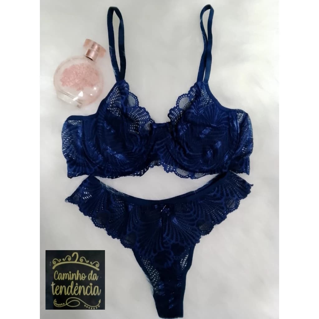 CONJUNTO DE RENDA SEM BOJO - SB009