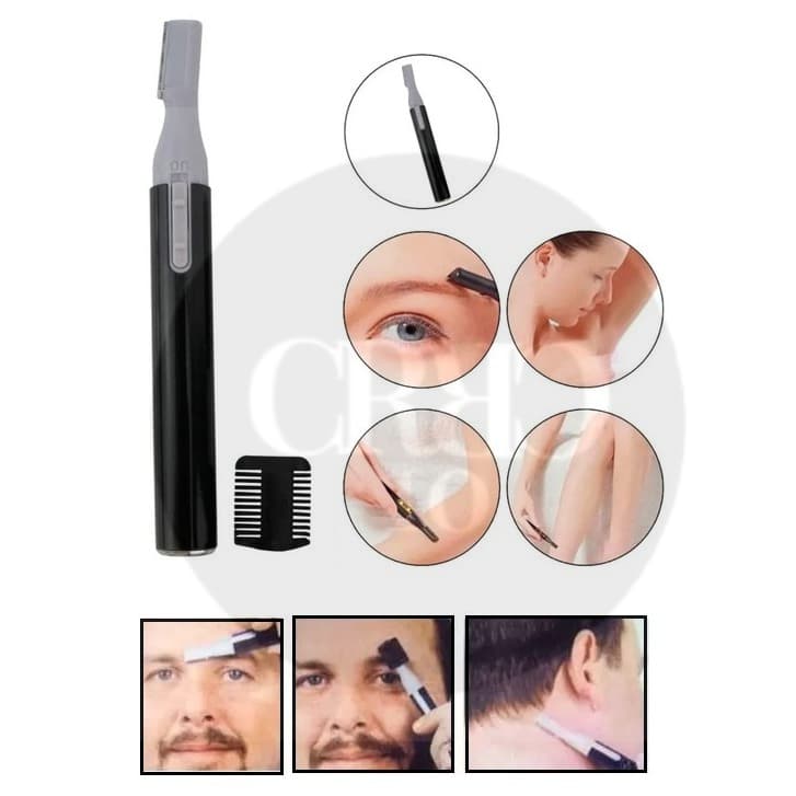 Mini Depilador e Aparador Eletrico Pelos Rosto Bigode Buço Sobrancelhas Masculino Feminino