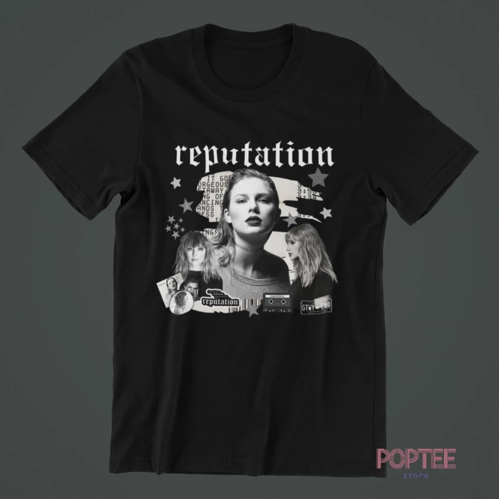 CAMISETA TAYLOR SWIFT REPUTATION 100% ALGODÃO