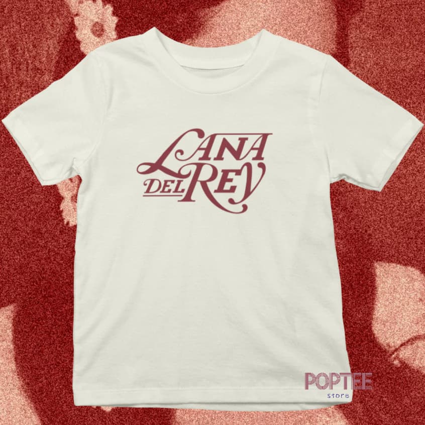 CAMISETA LANA DEL REY LOGO 100% ALGODÃO