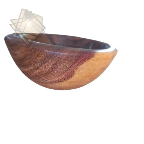 Tigela de Madeira Maciça Cumbuca Bowl Petisqueira  Drinks 300ml