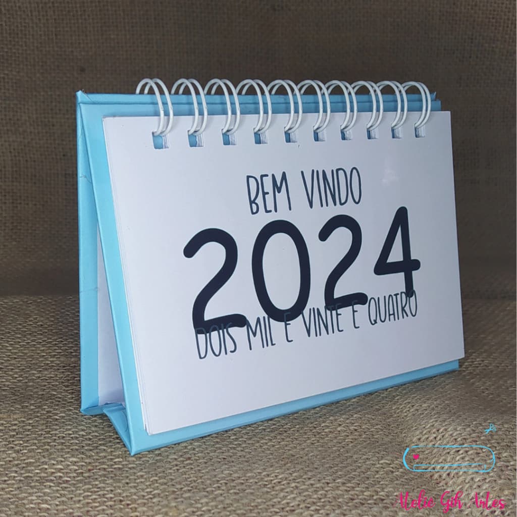 Calendário de mesa personalizado com foto 2026