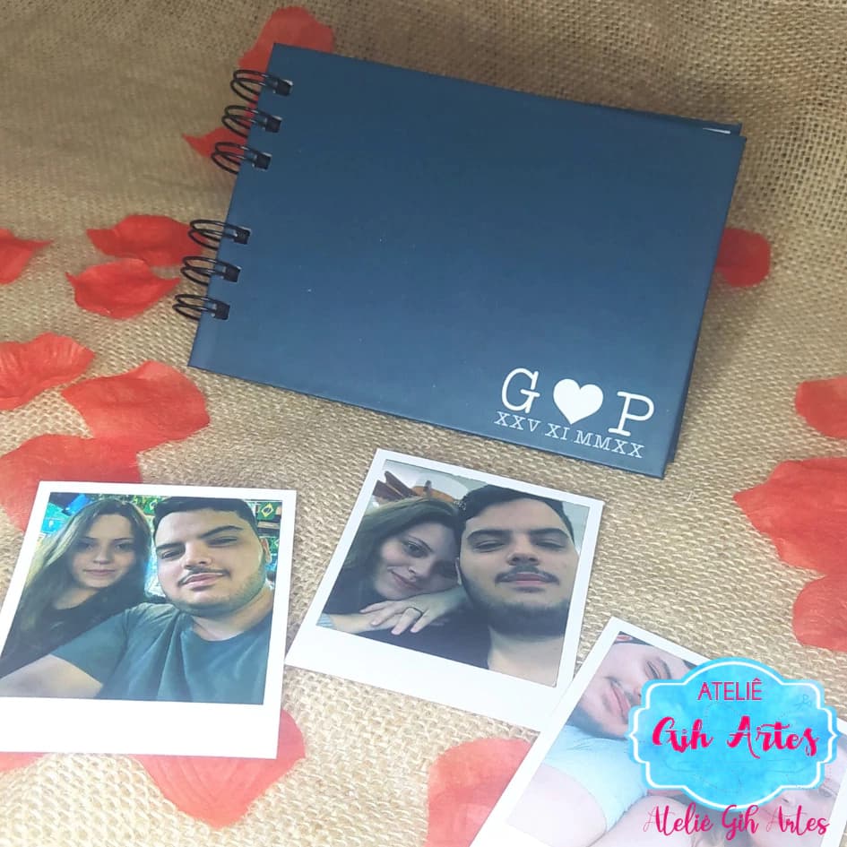 Scrapbook - Álbum - Namorados - Presente - Fotos
