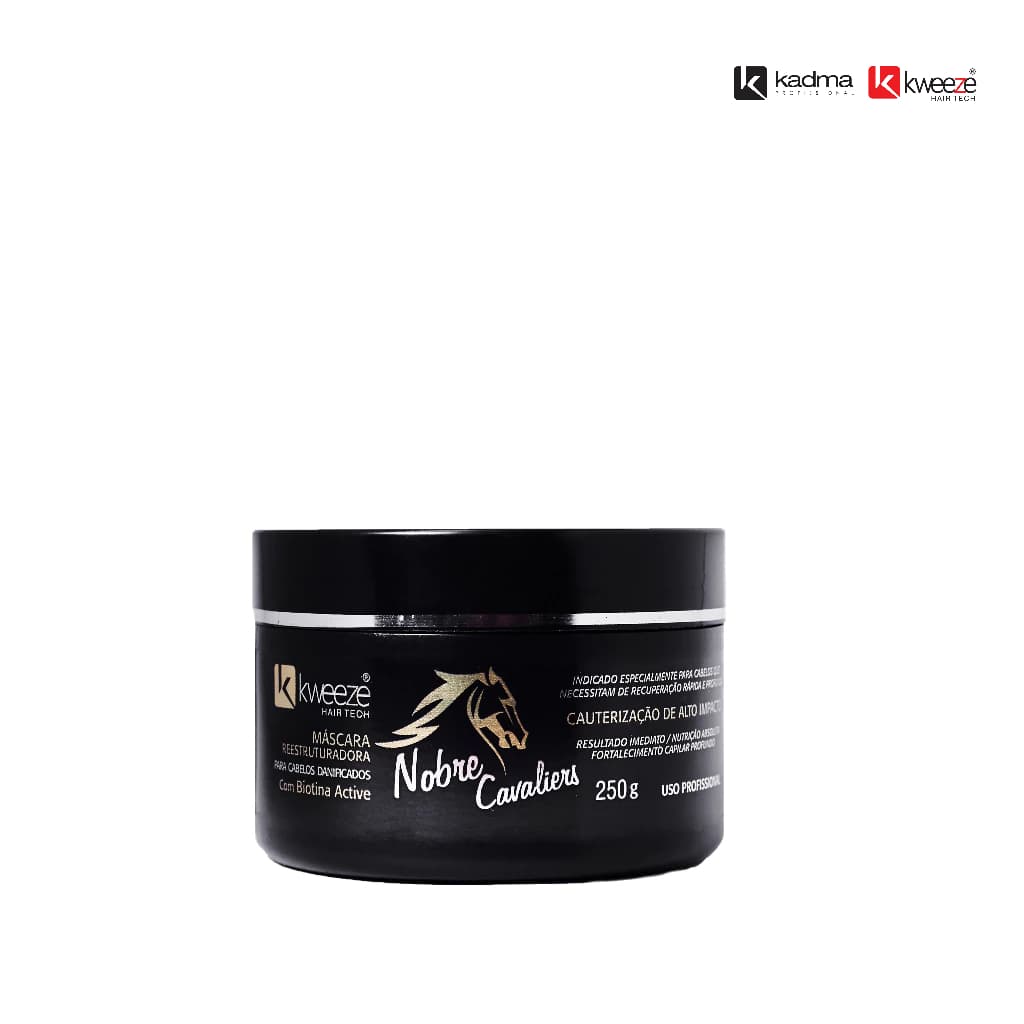 Máscara Reestruturadora Nobre Cavaliers Kadma 250g com Biotina