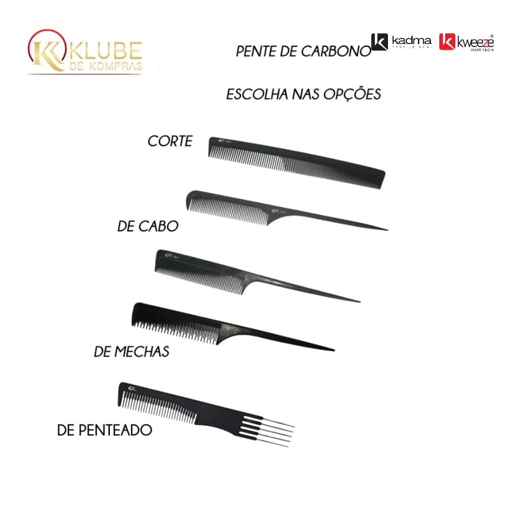Pente de Carbono profissional