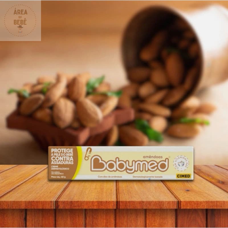 Babymed Amêndoas Pomada Assadura 40g ( kit  com 6 pomadas )