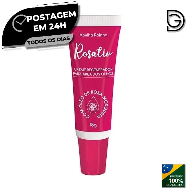Abelha Rainha Creme Area Dos Olhos Rosativ Oleo Rosa Mosqueta *Promoção*