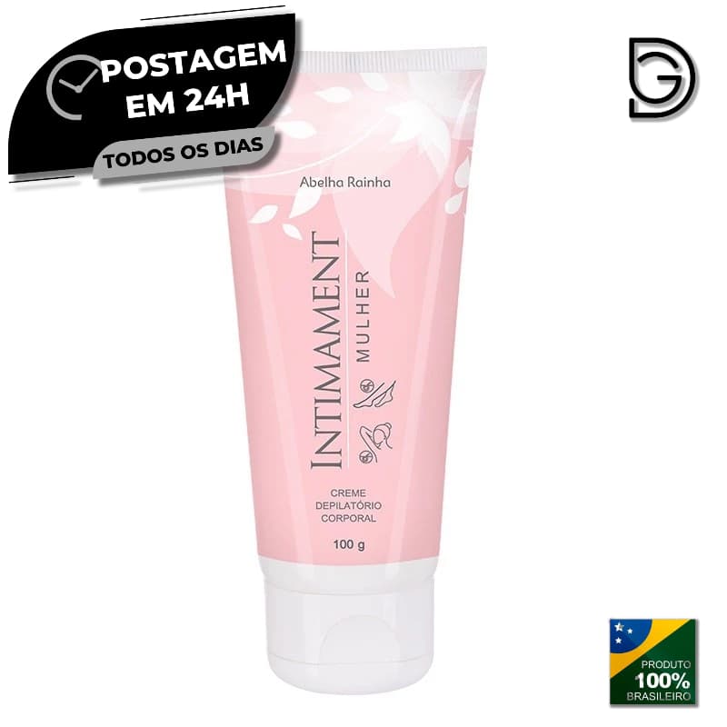 Abelha Rainha Creme Depilatorio Corporal Intimament 100gr *Promoção*