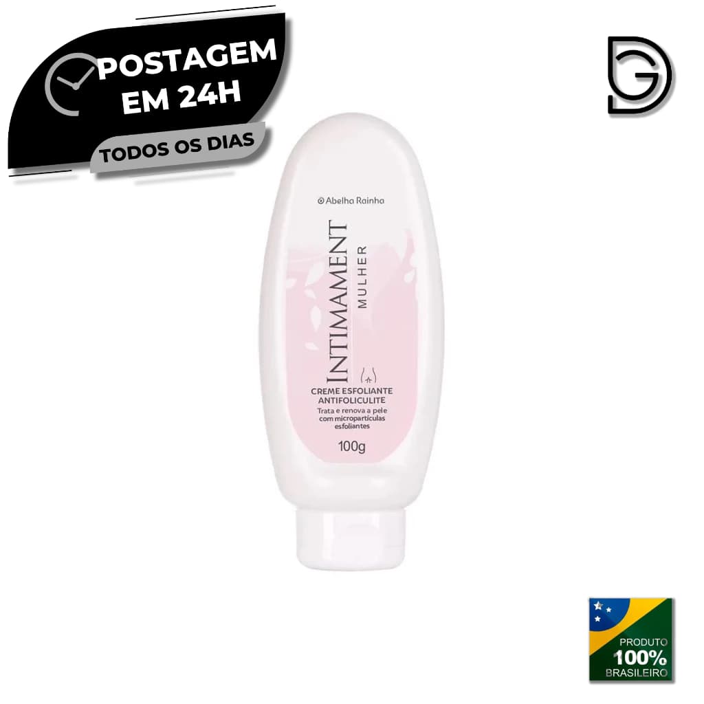 Abelha Rainha Creme Esfoliante AntiFoliculite 100g Mulher