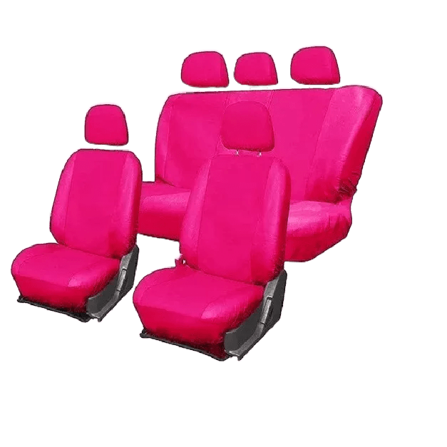 Capa Banco Carro Acessorio Rosa Feminino Rosa Capa Banco Carro Mulher Rosa Feita Em Nylon Couro Tecido Grosso