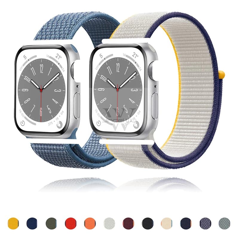 Pulseira Nylon 38 40 42 44 41 45 49 Relogio Ultra Compatível Series 10 46 Mm