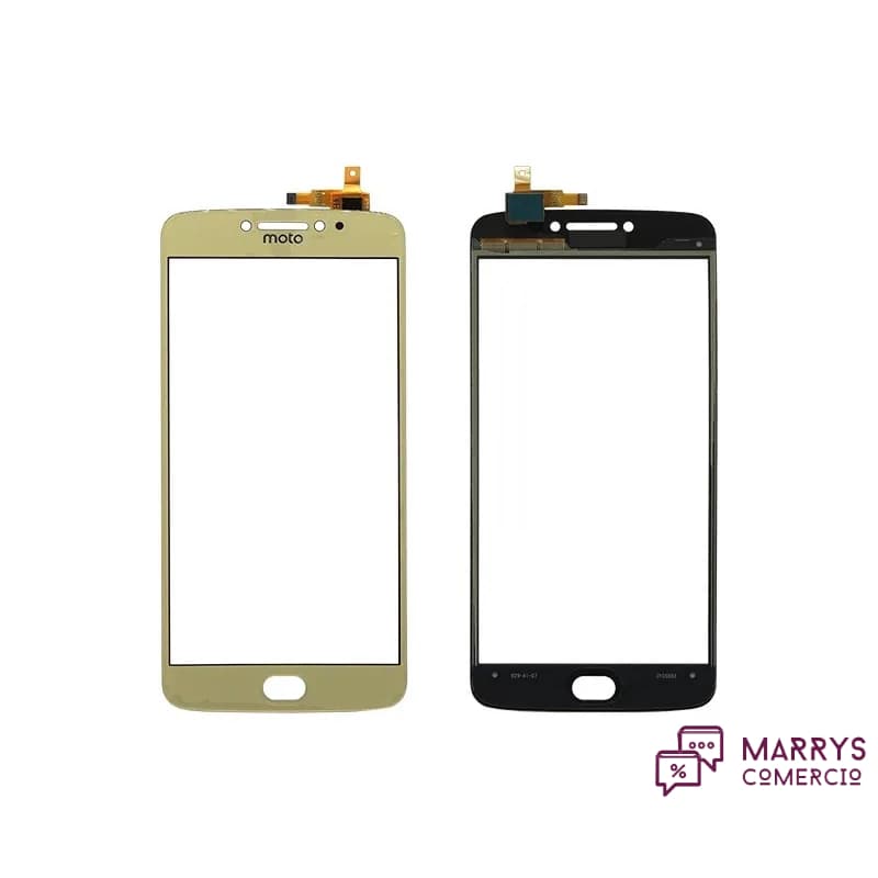 Tela de Vidro Diplay Touch Compatível Moto E4 Plus Dourado