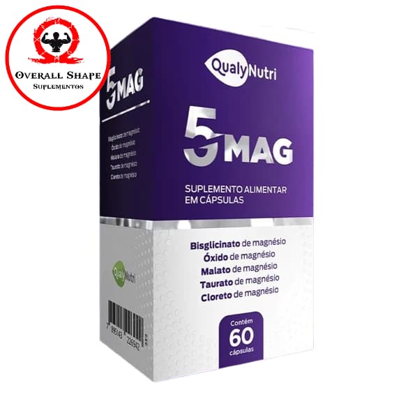 5 Mag com 60 cápsulas - Qualynutri