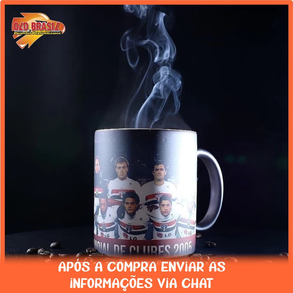 Caneca de Cerâmica Mágica  (SUBLIMAÇÃO)