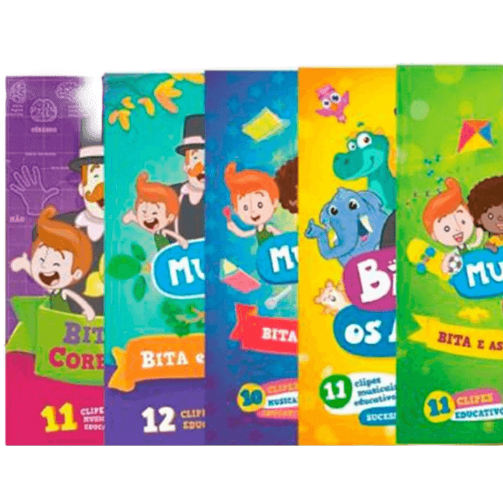 DVD Mundo Bita - Coleção Completa 5 DVDs