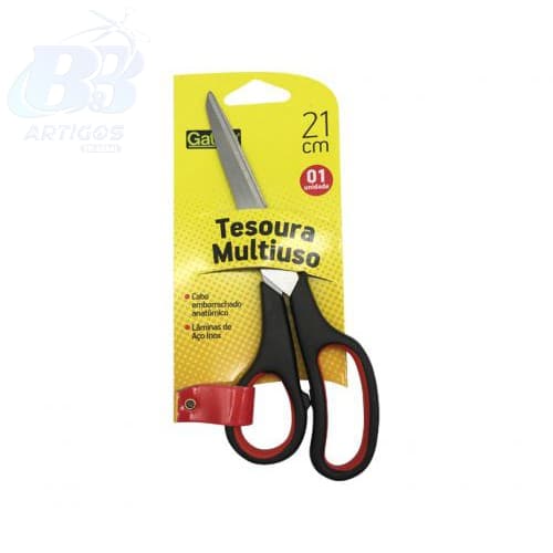 Tesoura Multiuso Inox P/artesanato Gatte 21cm ( und )