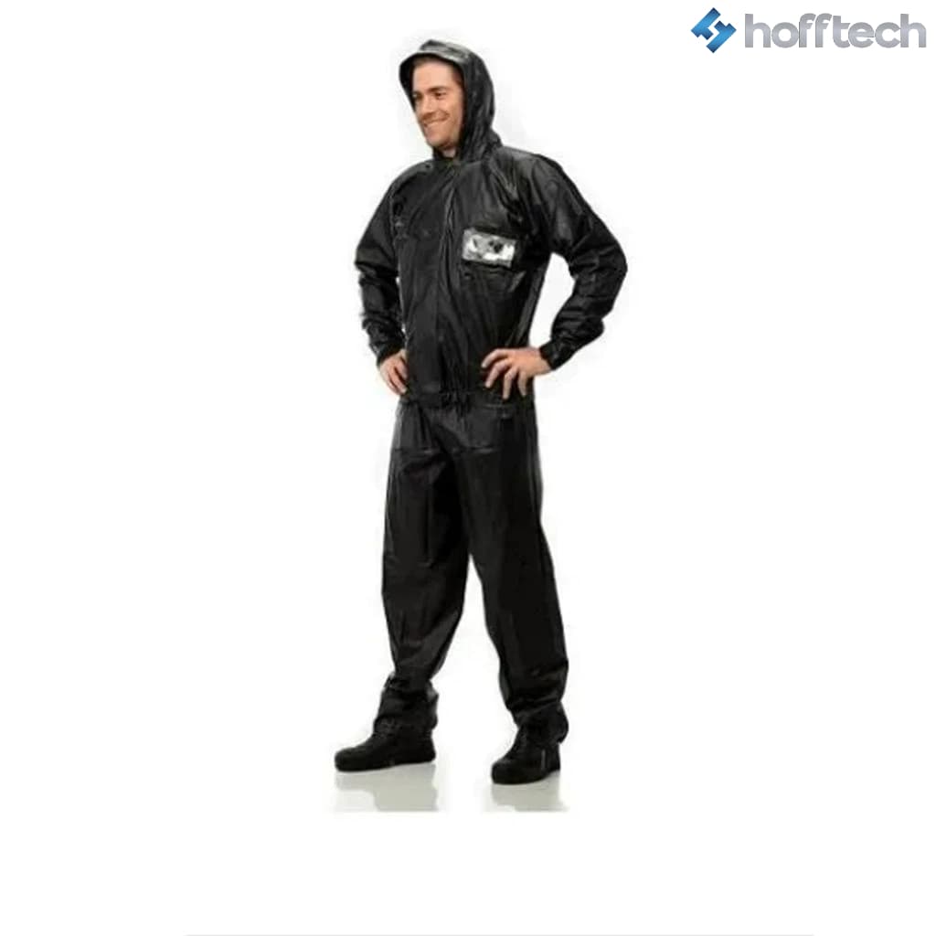 Capa De Chuva Motoboy Impermeável Pantaneiro Pvc Com Capuz