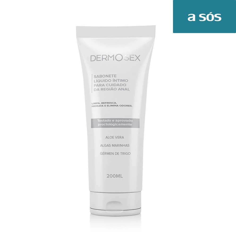 Sabonete Líquido Íntimo para Cuidado da Região Anal Dermosex - 200 ml