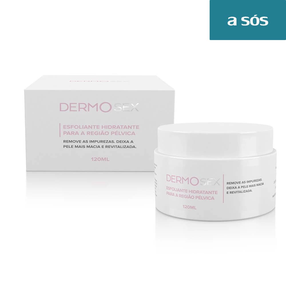Esfoliante Hidratante íntimo para Região Pélvica Dermosex - 120 ml