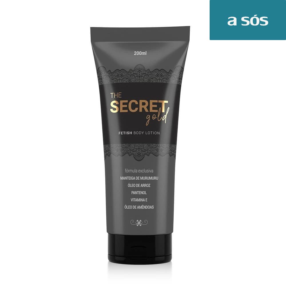 Creme Hidratante Corporal Perfumado The Secret Gold - 200 ml - A Sós