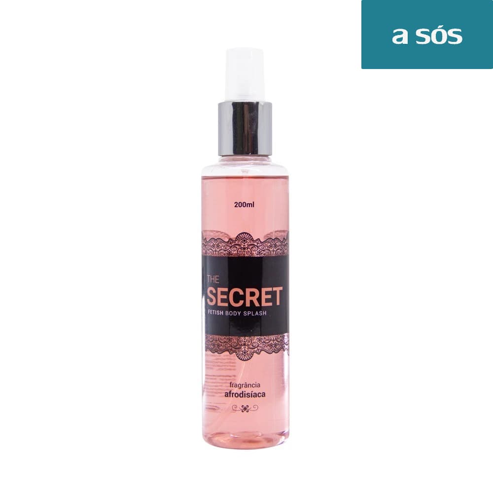 Perfume Body Splash Loção Spray Refrescante The Secret 3 em 1 - 200 ml - A Sós