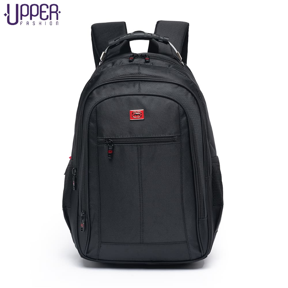 Mochila Masculina Reforçada Ecko Notebook Preta Alça Cabo de Aço