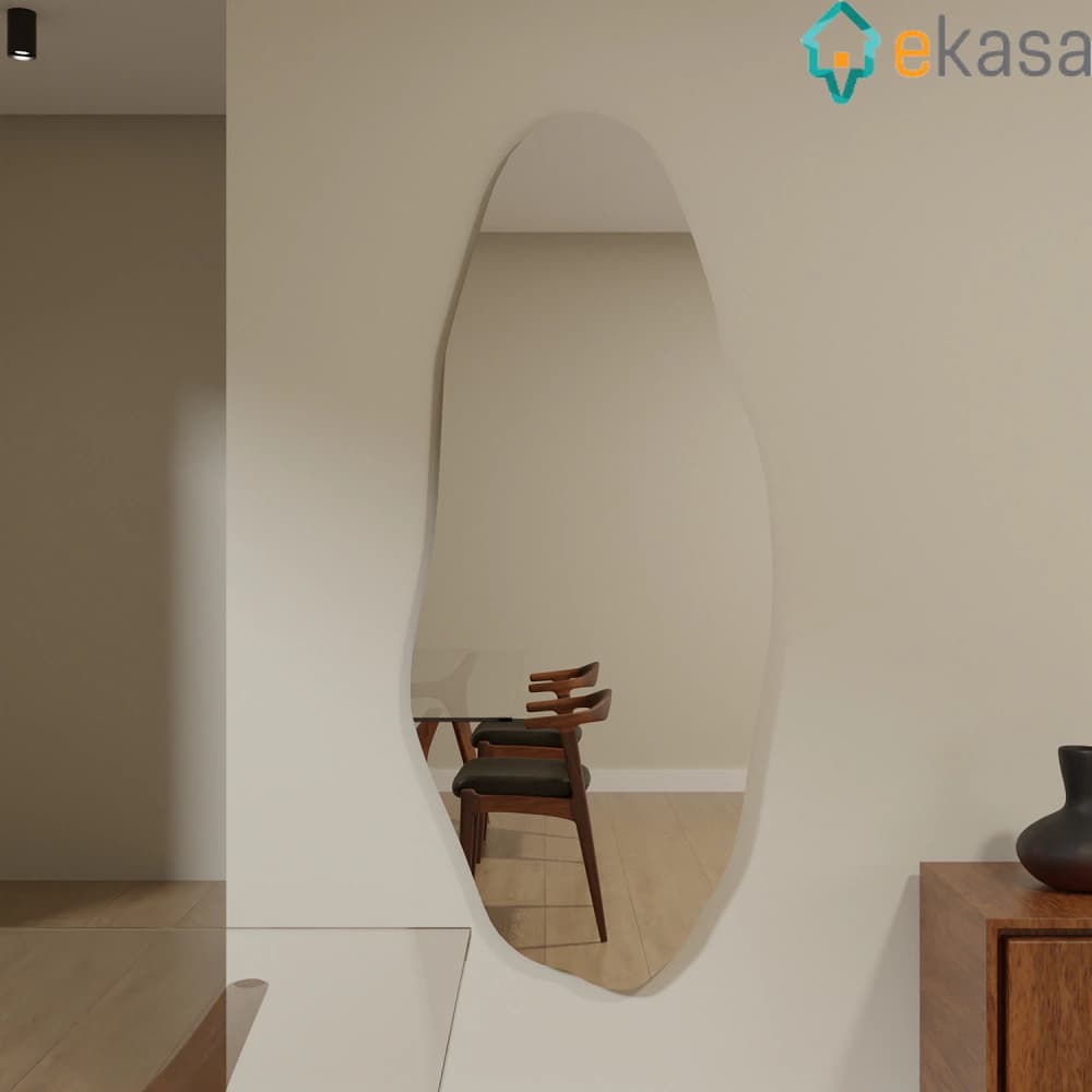 Espelho Orgânico Modelos e Tamanhos Variados Decorativo Lançamento Lapidado Salão Quarto Banheiro Sala Luxo