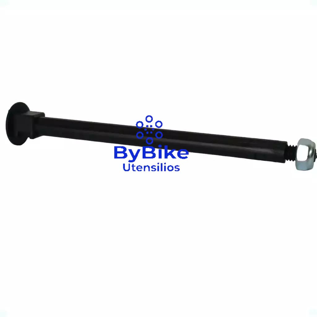 Eixo Dianteiro de Plástico Modelo 2(SÓ SERVE PARA BICICLETAS FABRICADA PELA NATHOR) Com Porca para Bicicletas do Aro 12