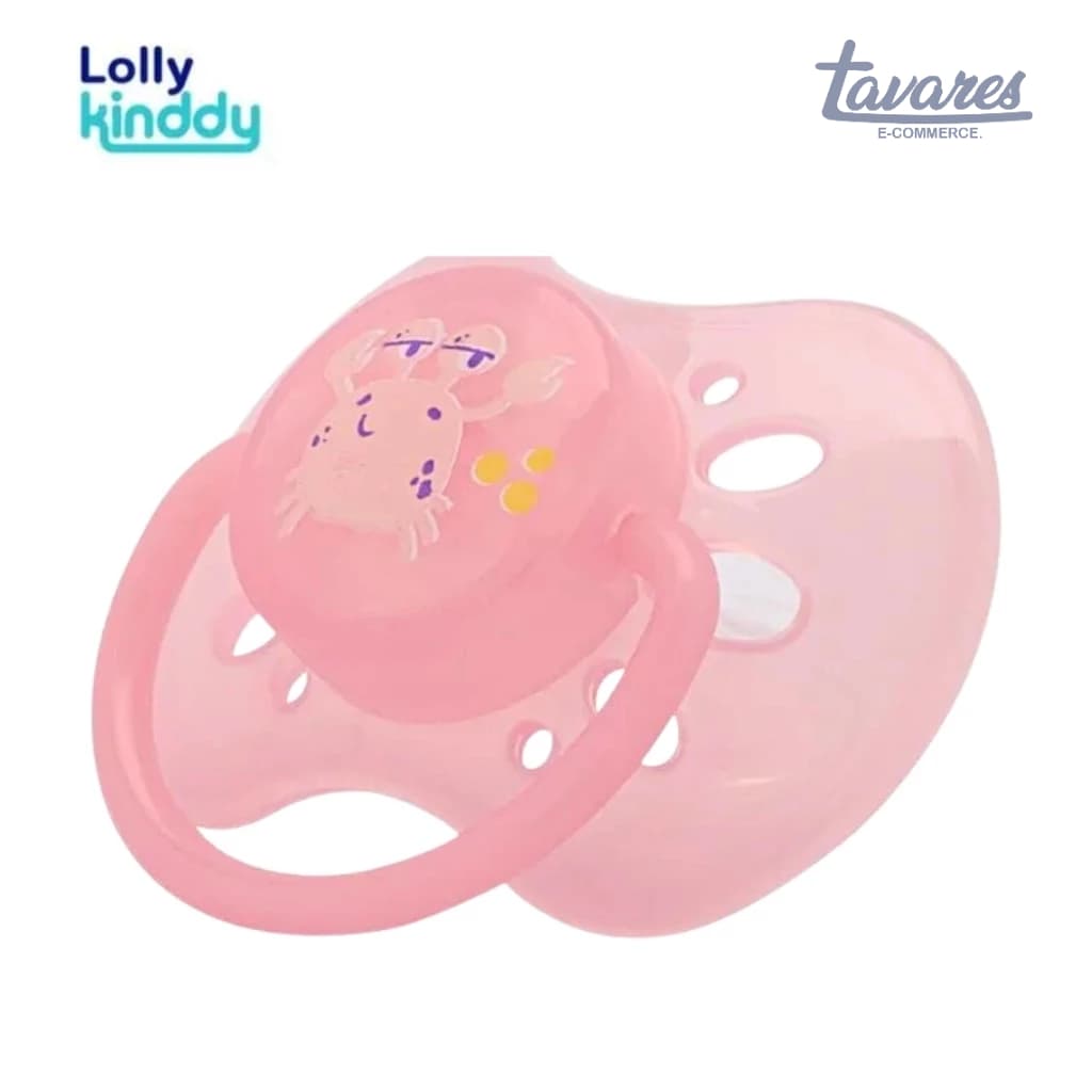 Chupeta Oceano Orto Tamanho 2 (+6 meses) Rosa - Lolly