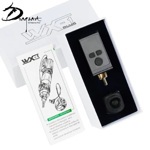 Fonte de alimentação sem fio para tatuagem com controle de dedo WX-1 Plus