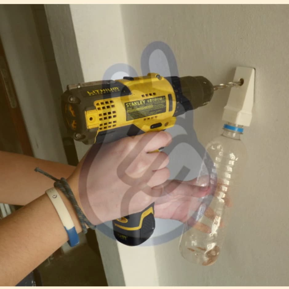 Coletor de Pó para Furadeira Com Sistema de Rosqueamento Em Garrafa PET
